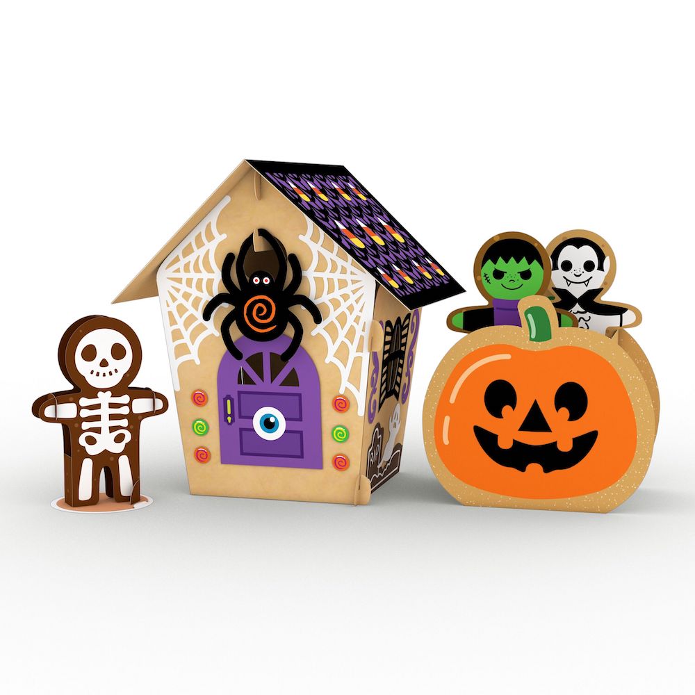 Halloween Haunted Gingerbread House Kit