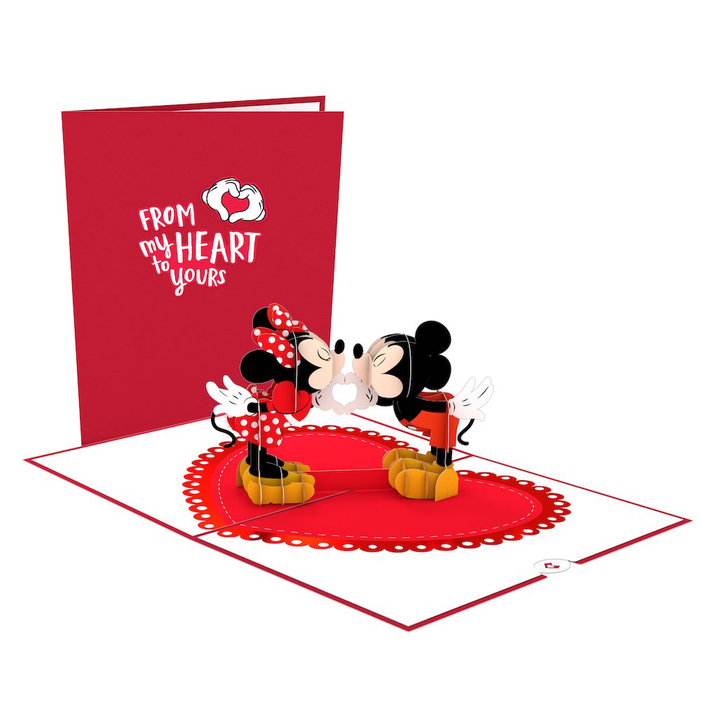 Disney's Mickey & Minnie Heart-to-Heart Pop-Up Card – Lovepop