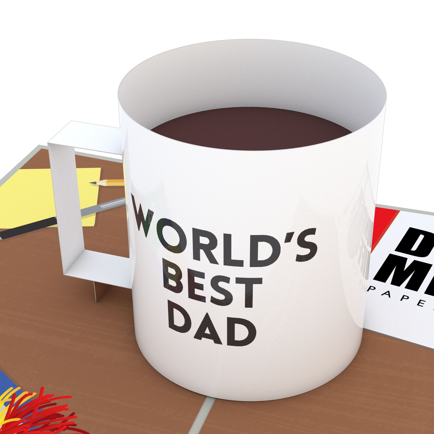 The Office World’s Best Dad Pop-Up Card