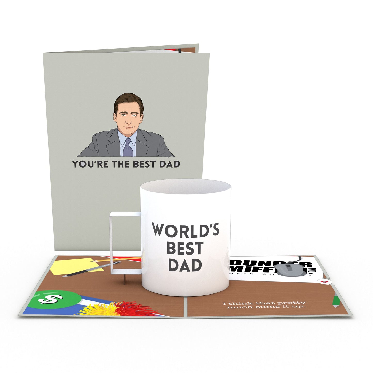 The Office World’s Best Dad Pop-Up Card