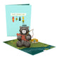 Father’s Day Fishing Bear Pop-Up Card