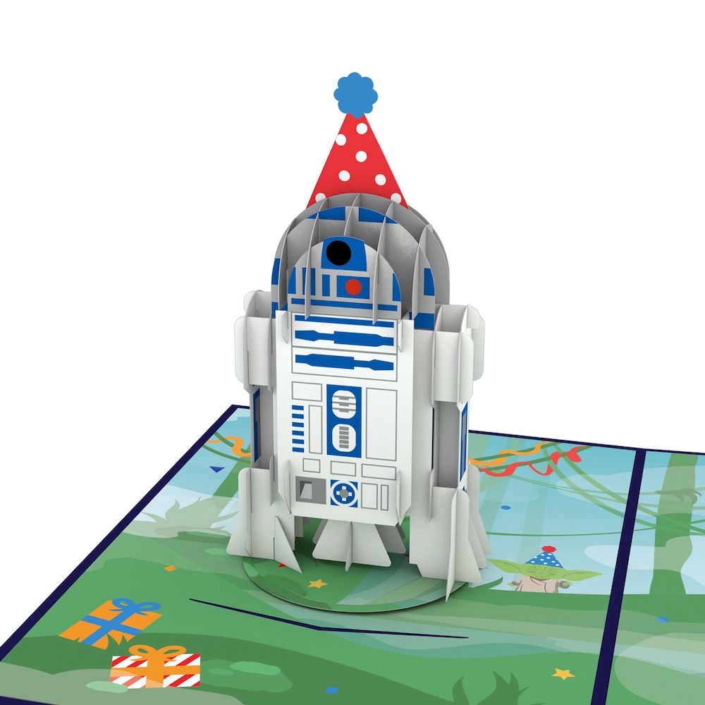 Star Wars™ R2-D2™ Birthday Card with Pop-Up Gift