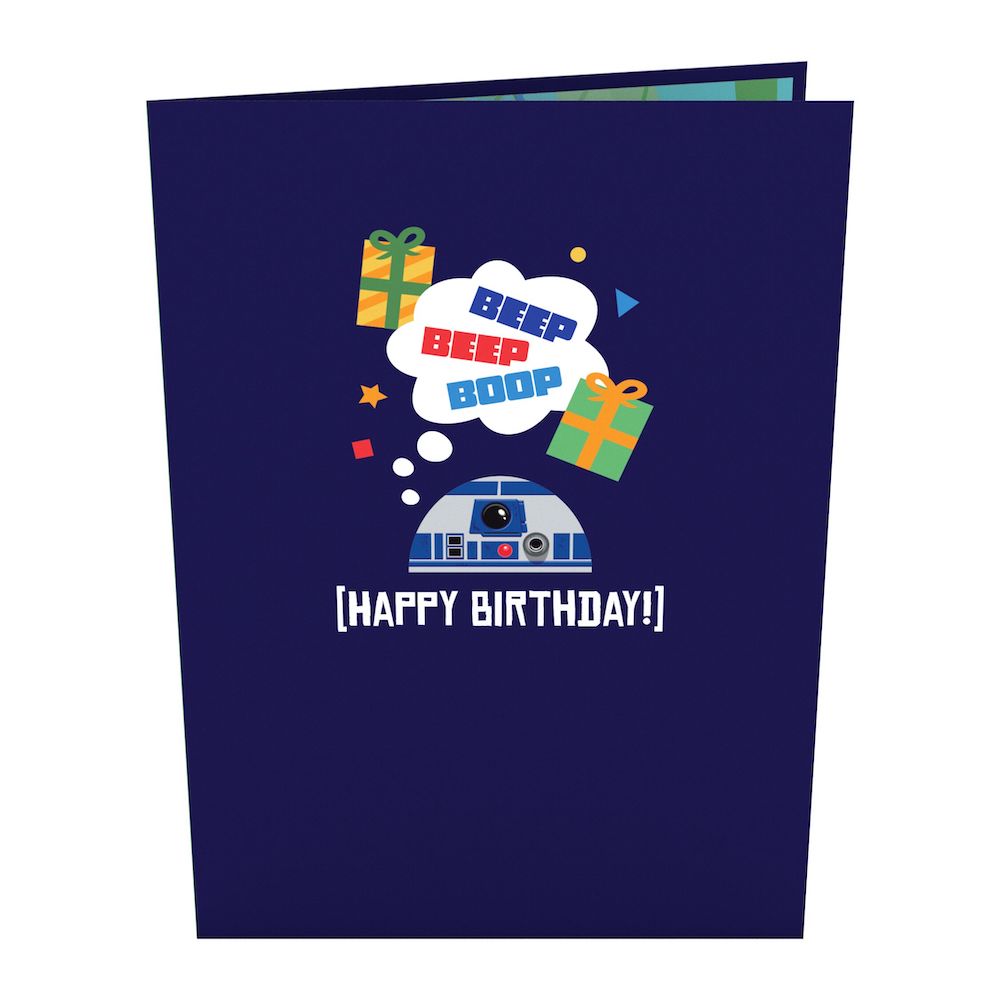 Star Wars™ R2-D2™ Birthday Card with Pop-Up Gift