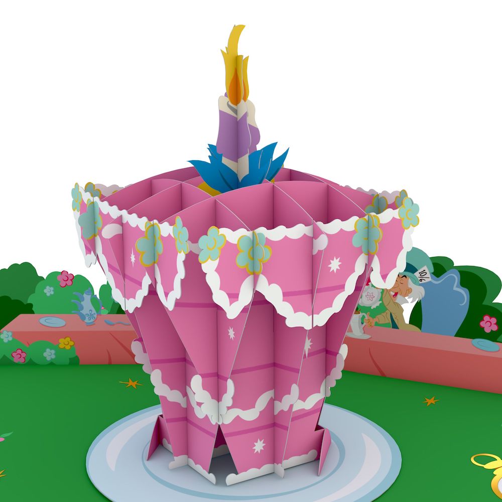 Disney's Alice in Wonderland Merry Unbirthday Pop-Up Card