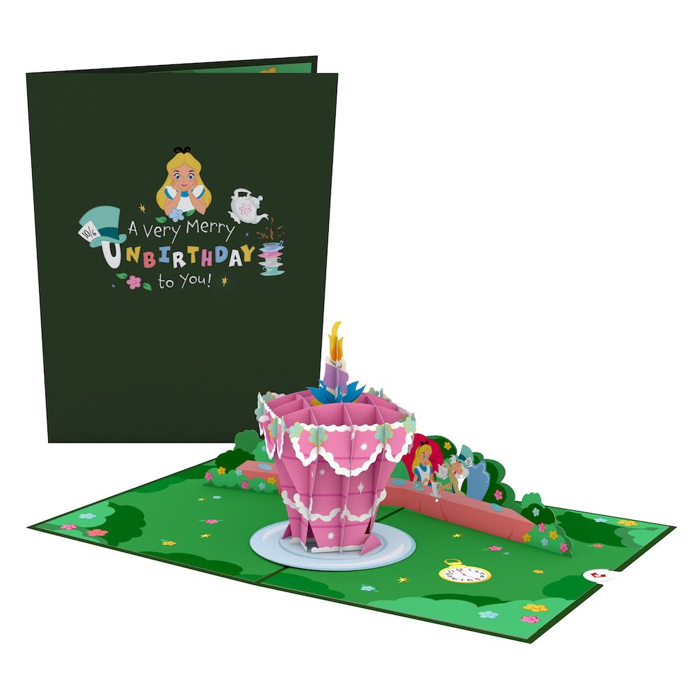 Disney's Alice in Wonderland Merry Unbirthday Pop-Up Card