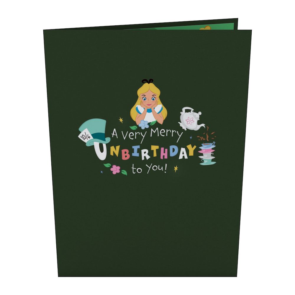 Disney's Alice in Wonderland Merry Unbirthday Pop-Up Card