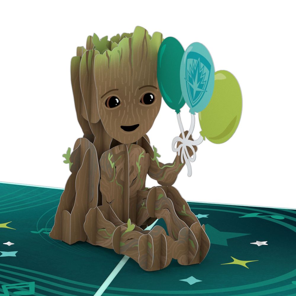Marvel's Guardians of the Galaxy Groot Birthday Pop-Up Card
