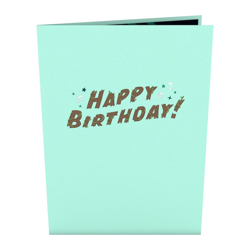 Marvel's Guardians of the Galaxy Groot Birthday Pop-Up Card