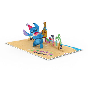 Disney's Stitch Rockin' Birthday Pop-Up Card greeting card -  Lovepop