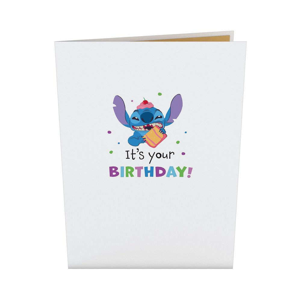 Disney's Stitch Rockin' Birthday Pop-Up Card