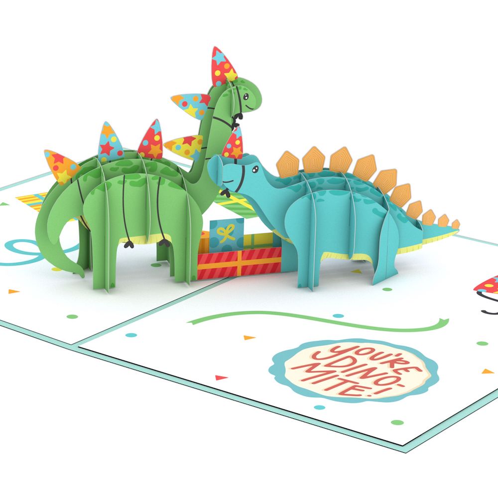 Birthday Dinosaurs Pop-Up Card