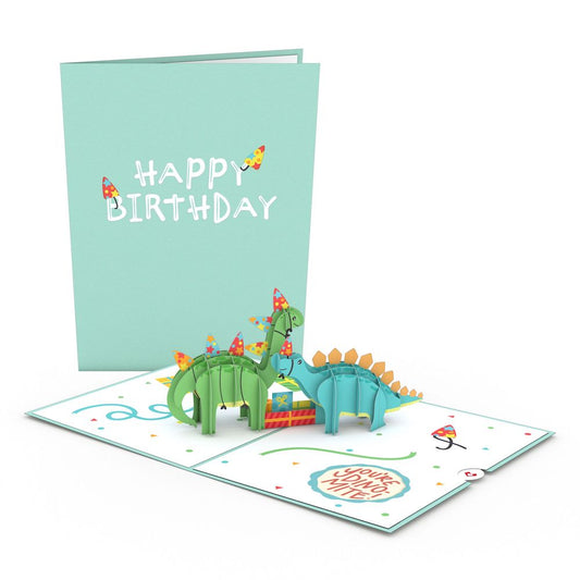 Birthday Dinosaurs Pop-Up Card