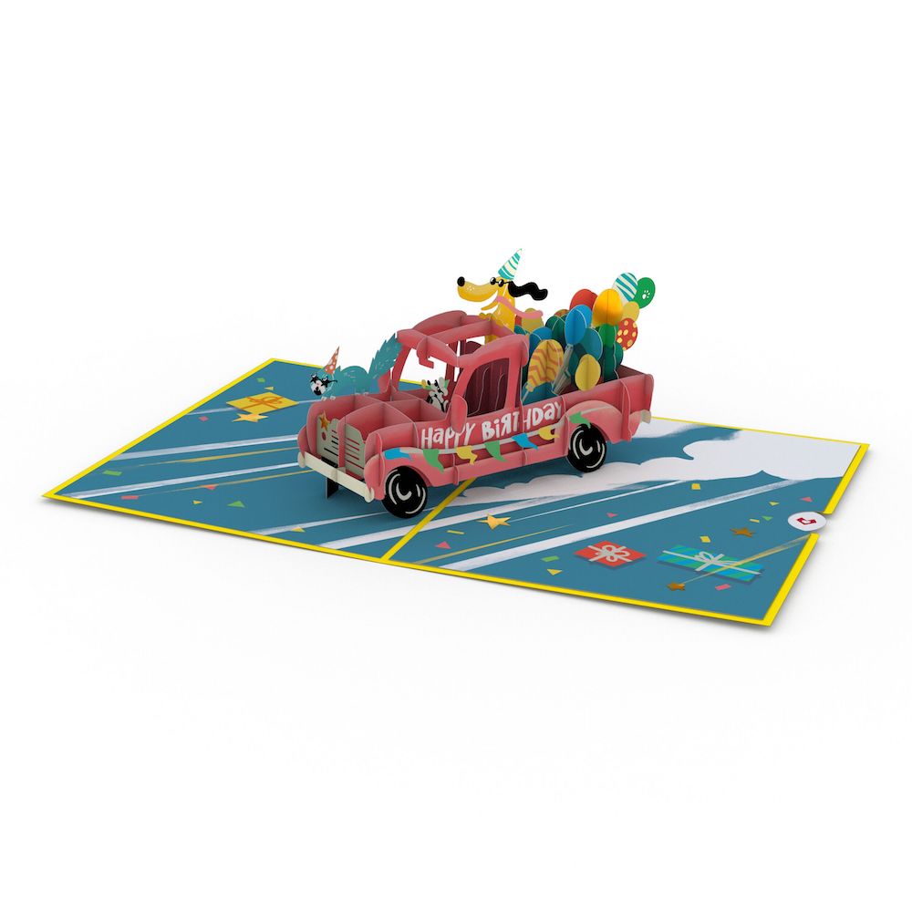 Birthday Truck Pop-Up Card