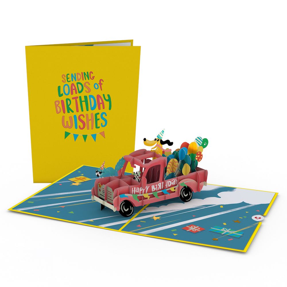 Birthday Truck Pop-Up Card