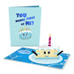 Whimsical Birthday Cake Slice Pop-Up Card