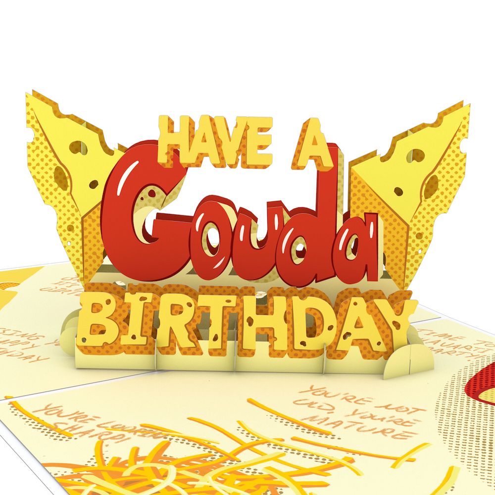 Gouda Birthday Pop-Up Card