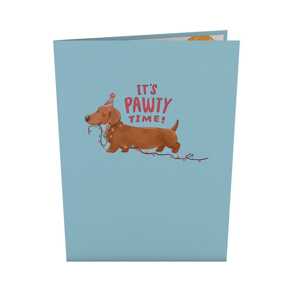 Happy Birthday Dogs Pop-Up Card