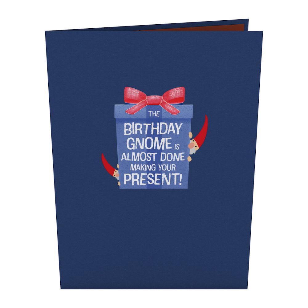 Birthday Gnome Pop-Up Card