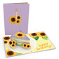 Sunflower Birthday Cake Slice Pop-Up Card