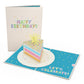 Confetti Birthday Cake Slice Pop-Up Card