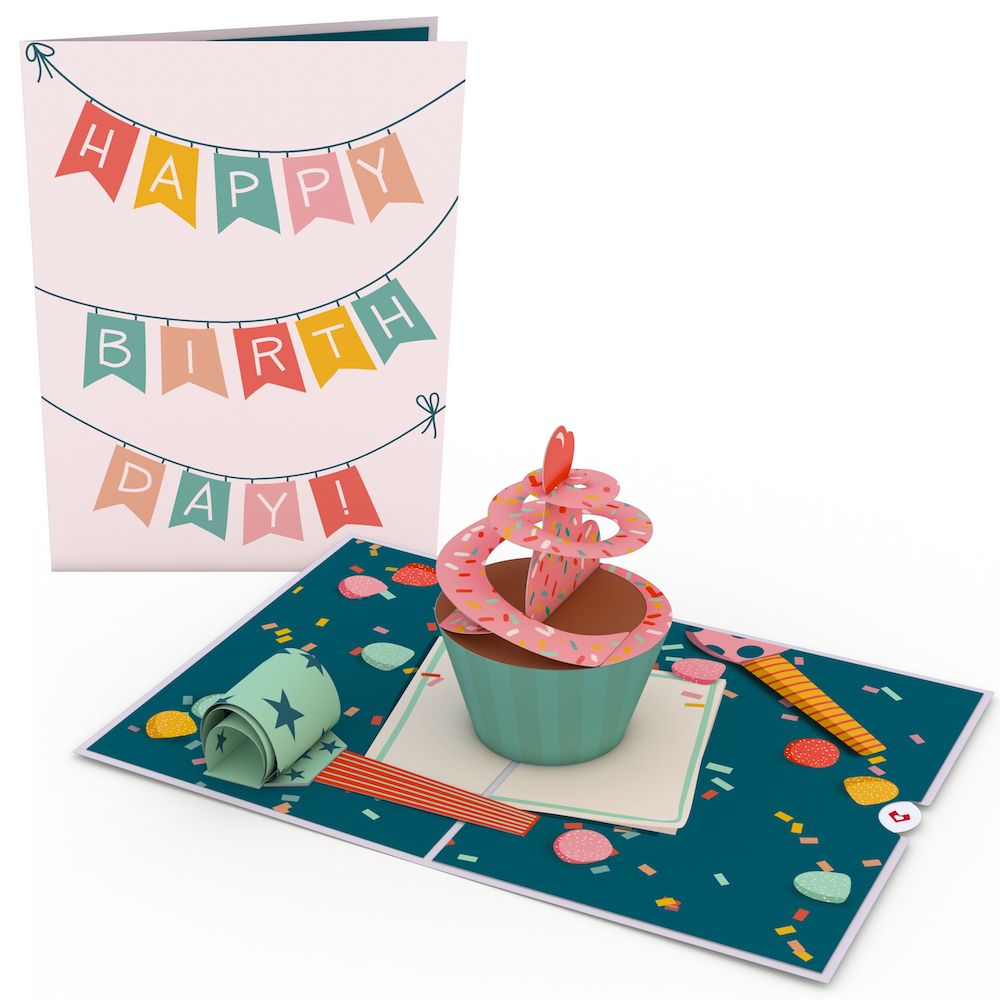 Birthday Cupcake Pop-Up Card