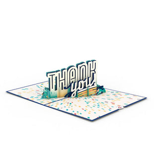 Colorful Thank You Pop-Up Card greeting card -  Lovepop