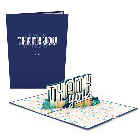 Colorful Thank You Pop-Up Card