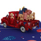 Americana Truck Pop-Up Card