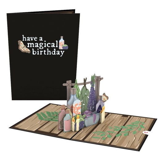 Magical Birthday Potions Pop-Up Card