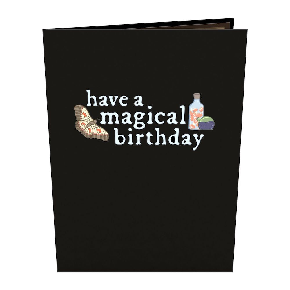 Magical Birthday Potions Pop-Up Card