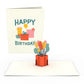 Whimsical Birthday Notecards (Assorted 4-Pack)