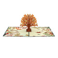Fall Woodland Animal Tree Pop-Up Card