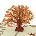 Fall Woodland Animal Tree Pop-Up Card