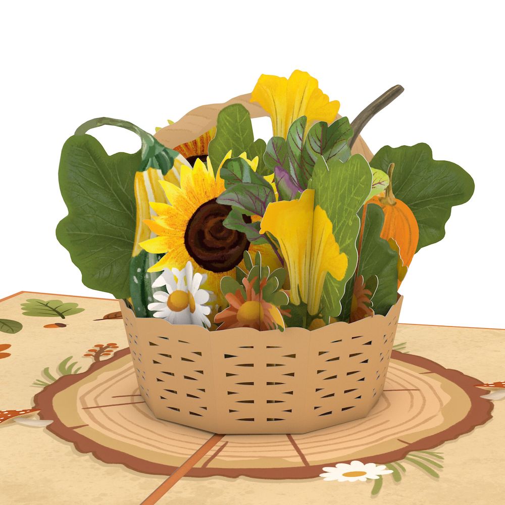 Harvest Basket Pop-Up Card