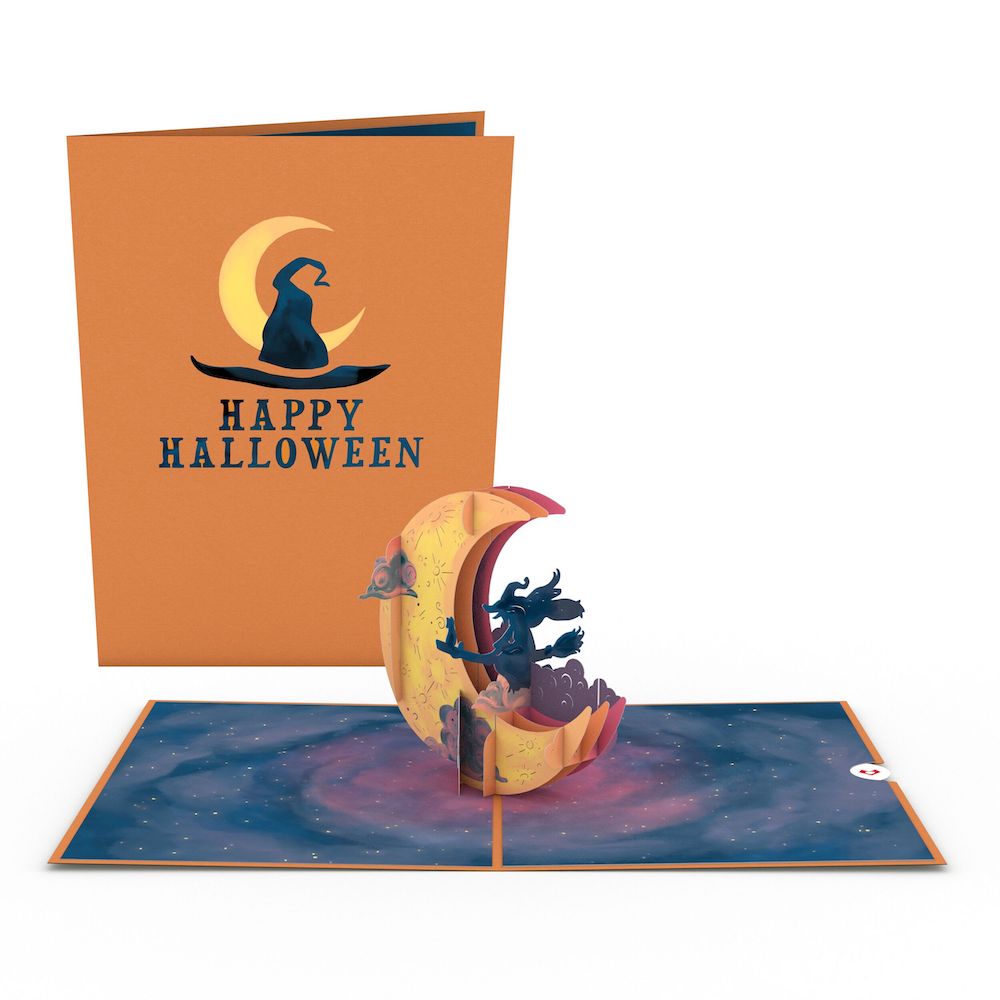 Halloween Witch Pop-Up Card