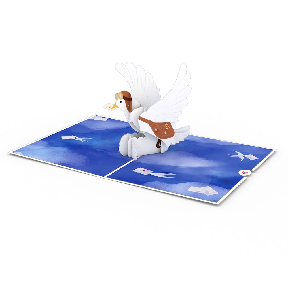 Thinking of You Messenger Bird Pop-Up Card