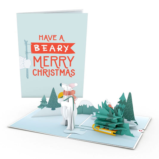 Beary Merry Christmas Pop-Up Card