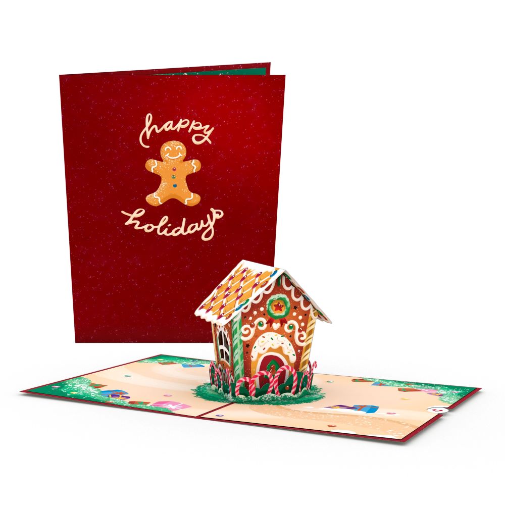 Gingerbread House Pop-Up Card