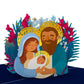Joy to the World Holy Family Pop-Up Card