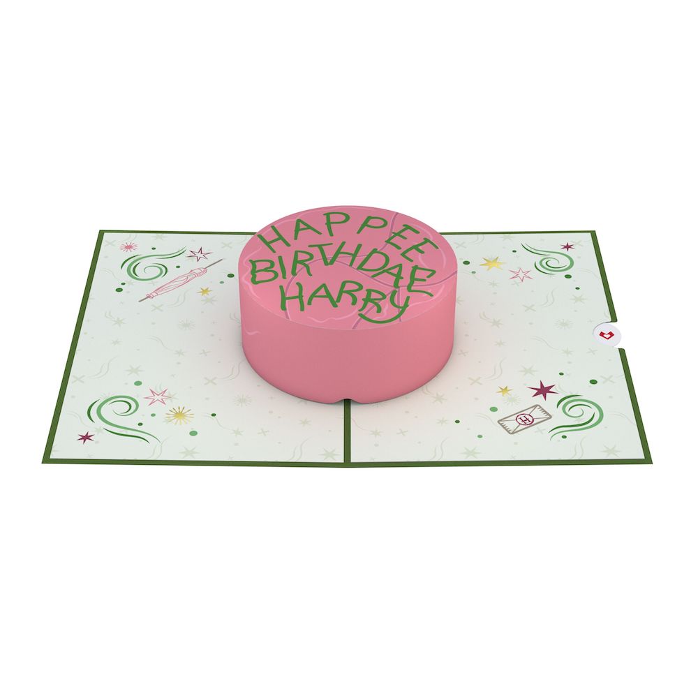 Harry Potter™ Happee Birthdae Cake Pop-Up Card