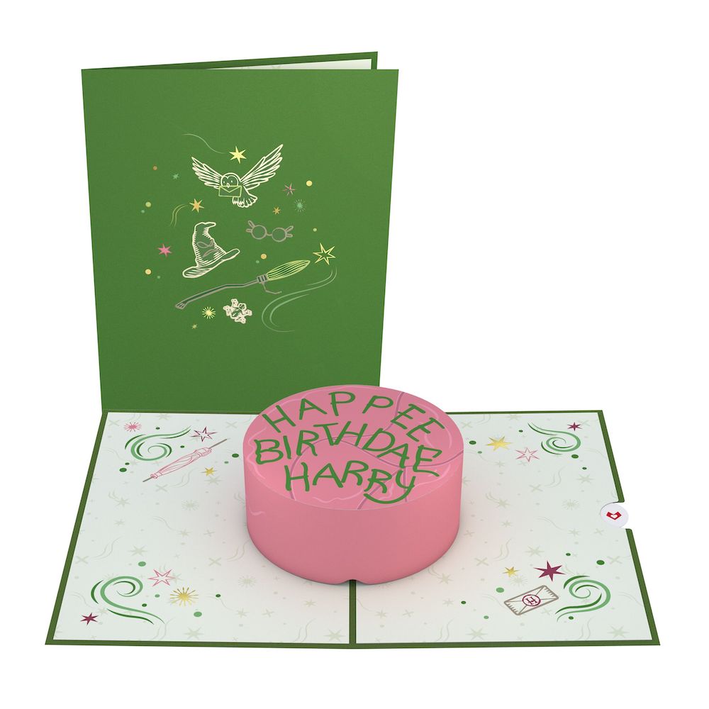 Harry Potter™ Happee Birthdae Cake Pop-Up Card