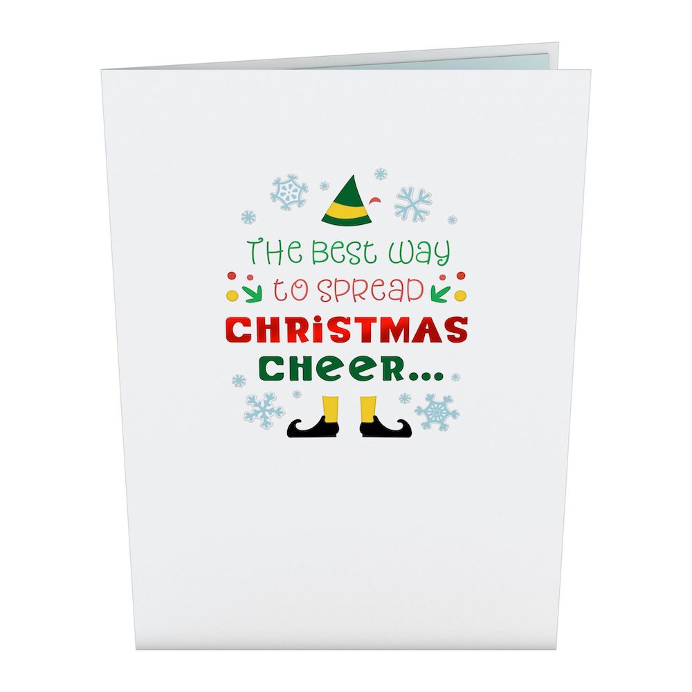 Elf Christmas Cheer Pop-Up Card