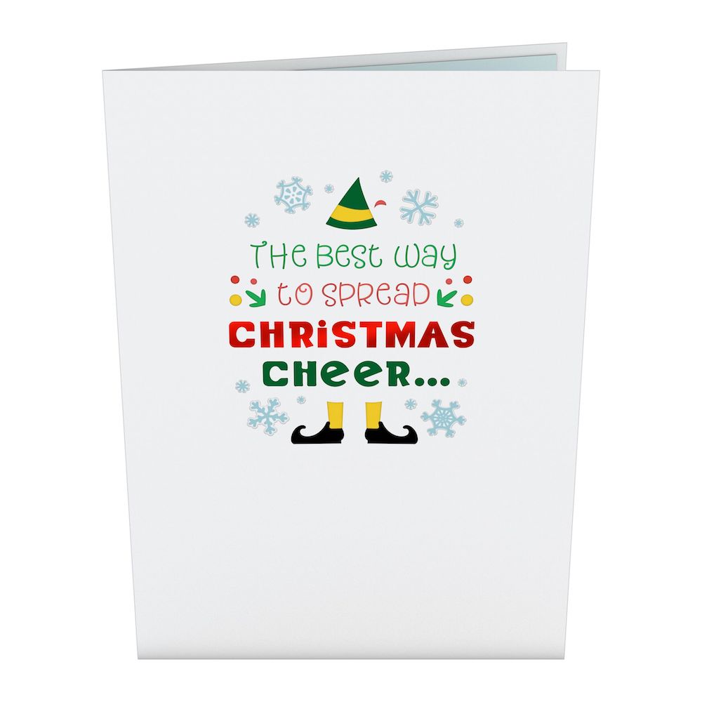 Elf Christmas Cheer Pop-Up Card