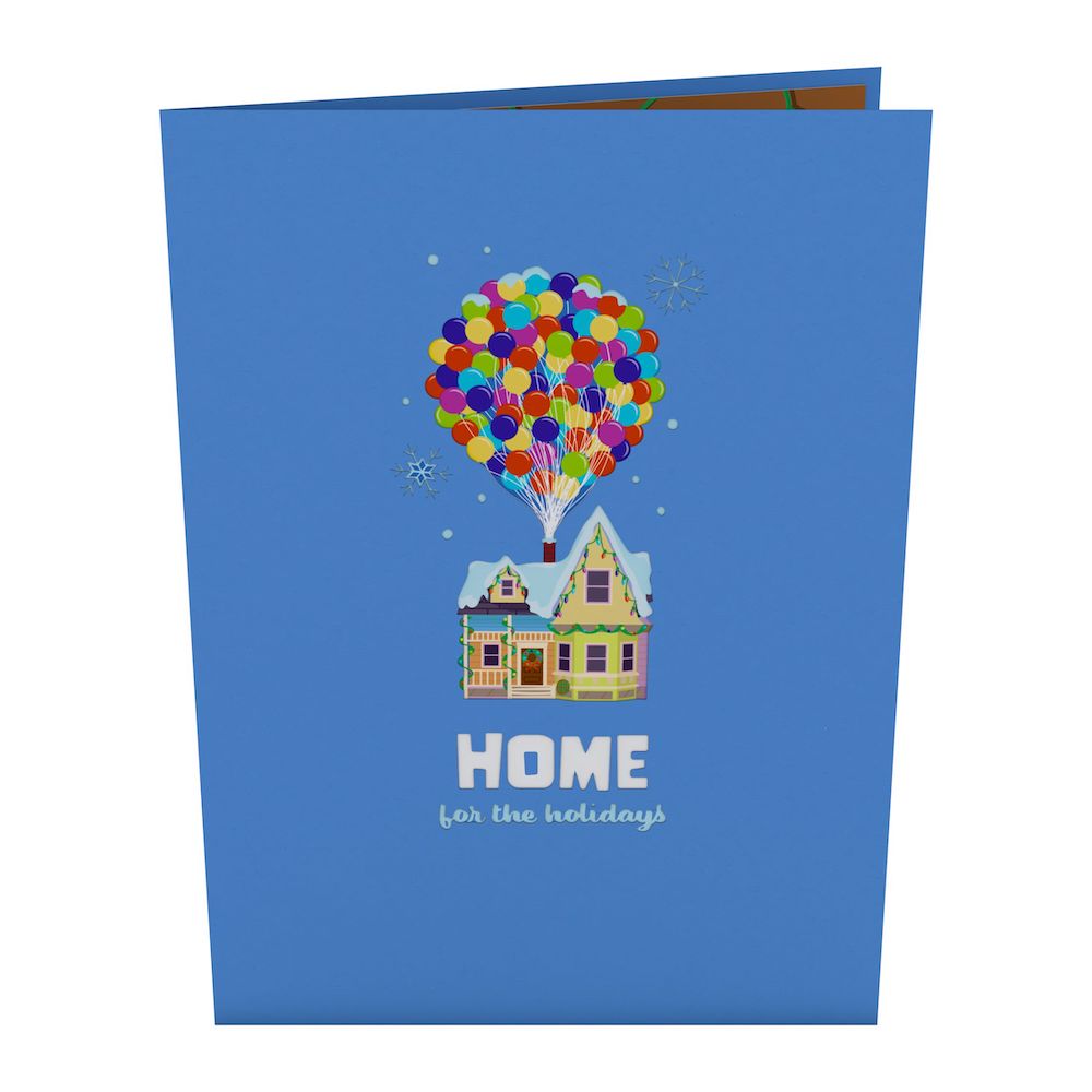 Disney and Pixar Up Home For The Holidays Pop-Up Card