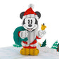 Disney's Mickey Mouse Santa Pop-Up Card