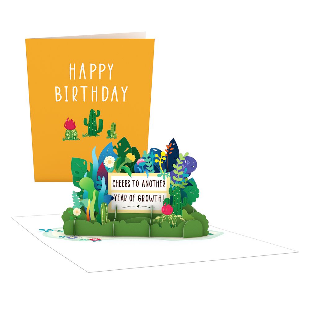 Happy Birthday Cacti: Paperpop® Card