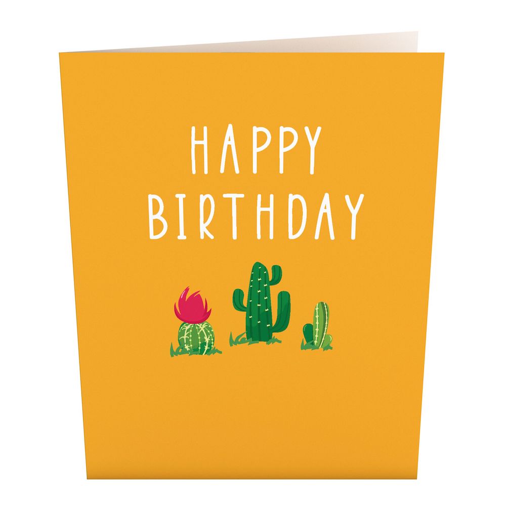 Happy Birthday Cacti: Paperpop® Card