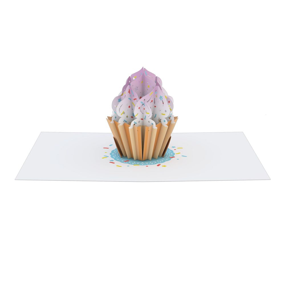 Happy Birthday Sprinkles Cupcake: Paperpop® Card