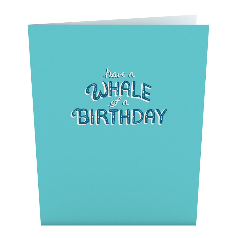 Whale of a Birthday: Paperpop® Card