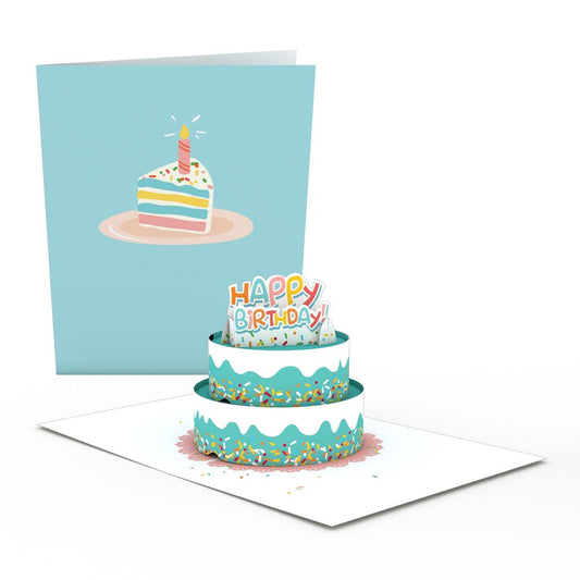 Happy Birthday Fun Sprinkles Cake: Paperpop® Card